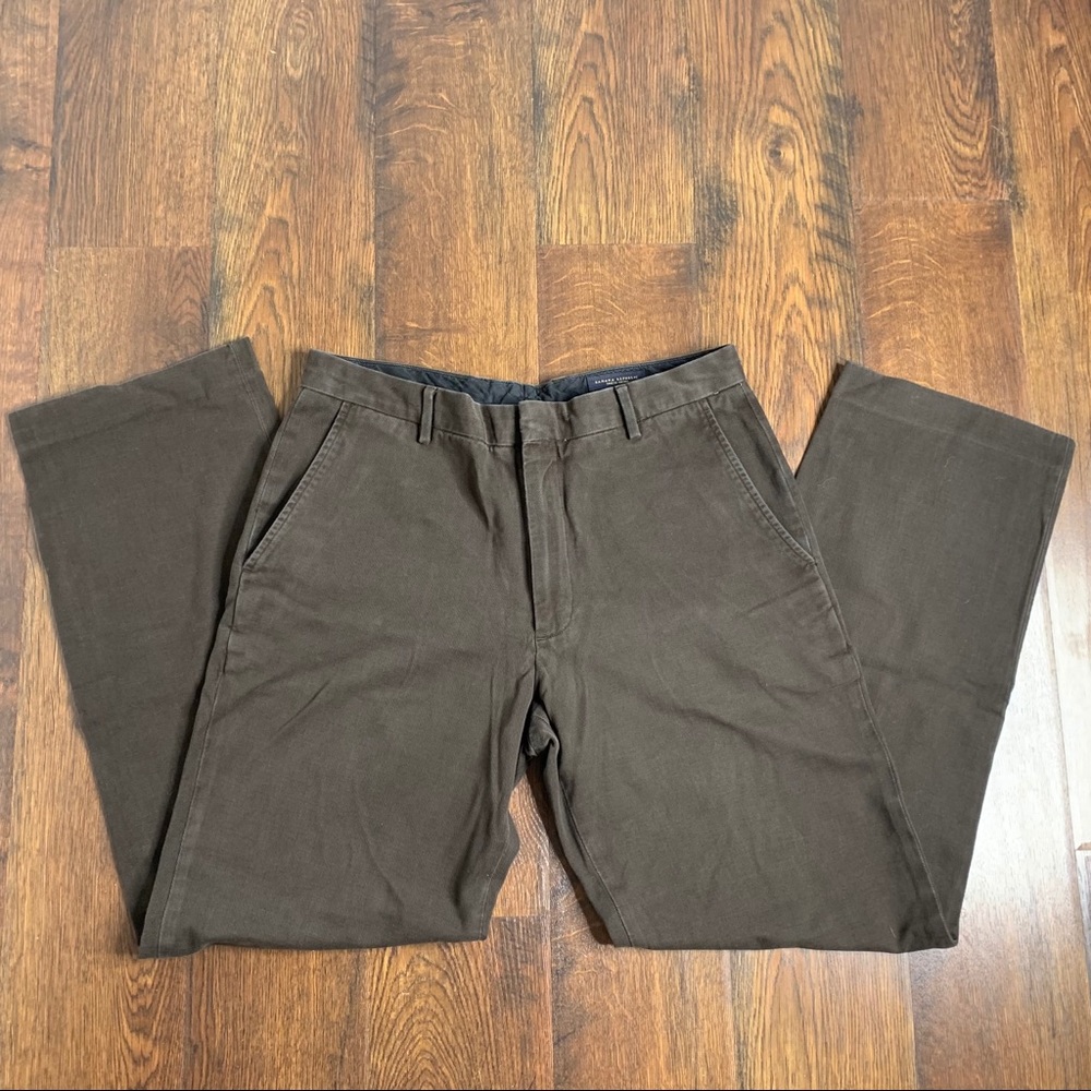 Banana Republic Brown Dress Chino Pants 35W/34L